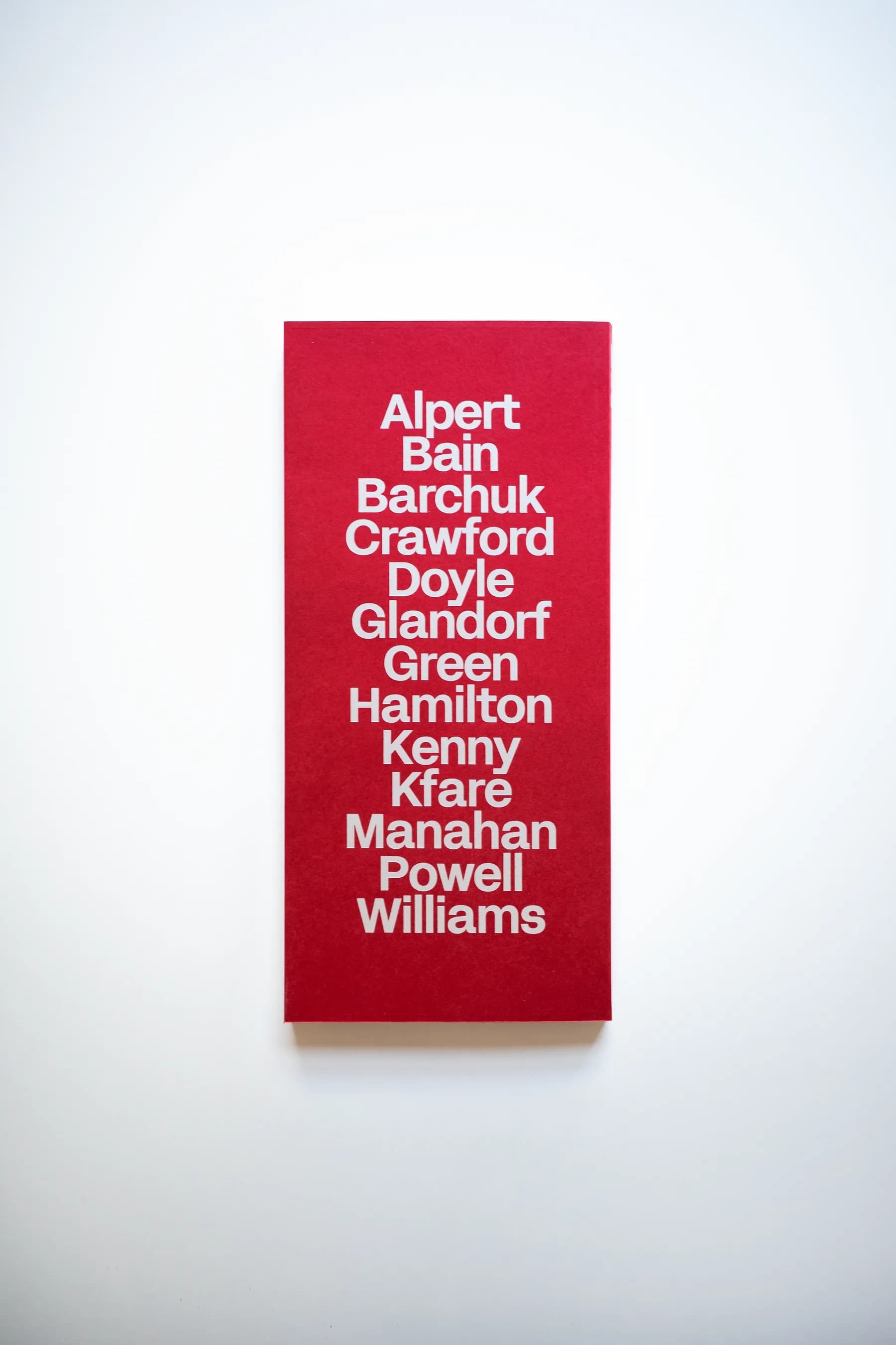 STRUNG: Issue 001 back cover listing the contributors